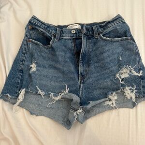 Abercrombie Medium Wash Denim Shorts